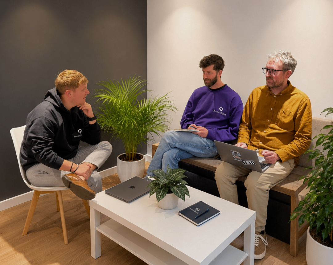 Rococo's Shopify consultants in a planning session